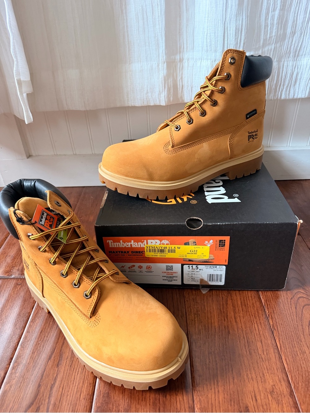 Timberland PRO Men's Wheat/Tan Work Boots